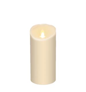 LED kubbelys IVORY Ø:80/H:160mm Lys uten flamme - trygt og enkelt! 